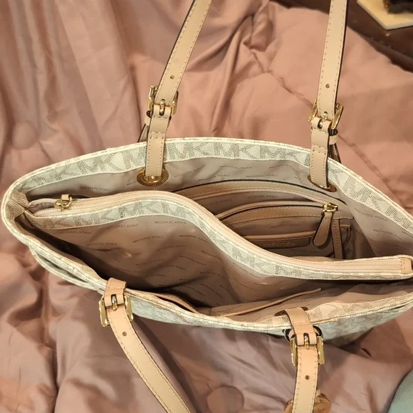 Michael Kors Large tote signature cream - Picture 4 of 4